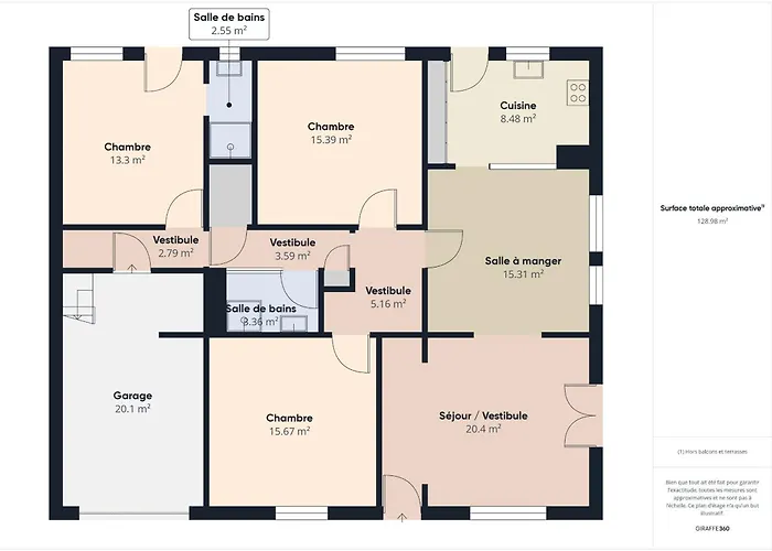 Дом отдыха A 2,7 Km De La Plage, Maison Au Calme Pour 6