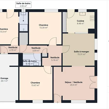 בית נופש A 2,7 Km De La Plage, Maison Au Calme Pour 6