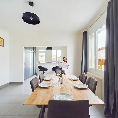 A 2,7 Km De La Plage, Maison Au Calme Pour 6 בית נופש